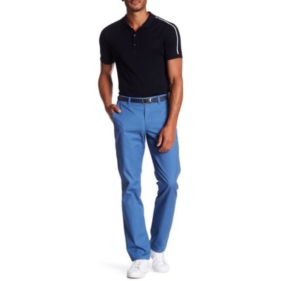 BONOBOS Straight Leg Washed Chino PANTS - Picture 2 of 5